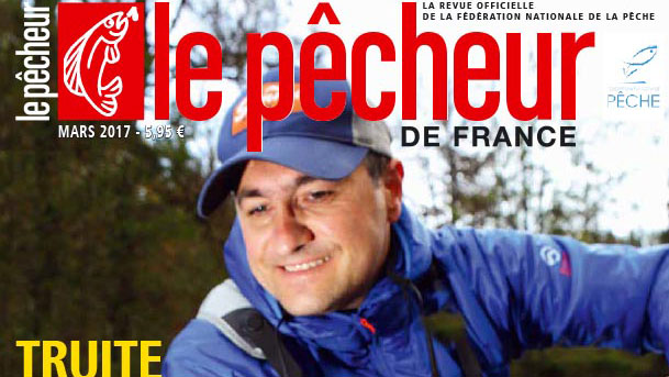 Page de garde de la revue Le Pêcheur de France 382 spécial ouverture truite