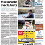 Article de presse du journal Sud-Ouest ~ Sortie pêche ~ Stage de pêche aux appâts naturels avec mes clients