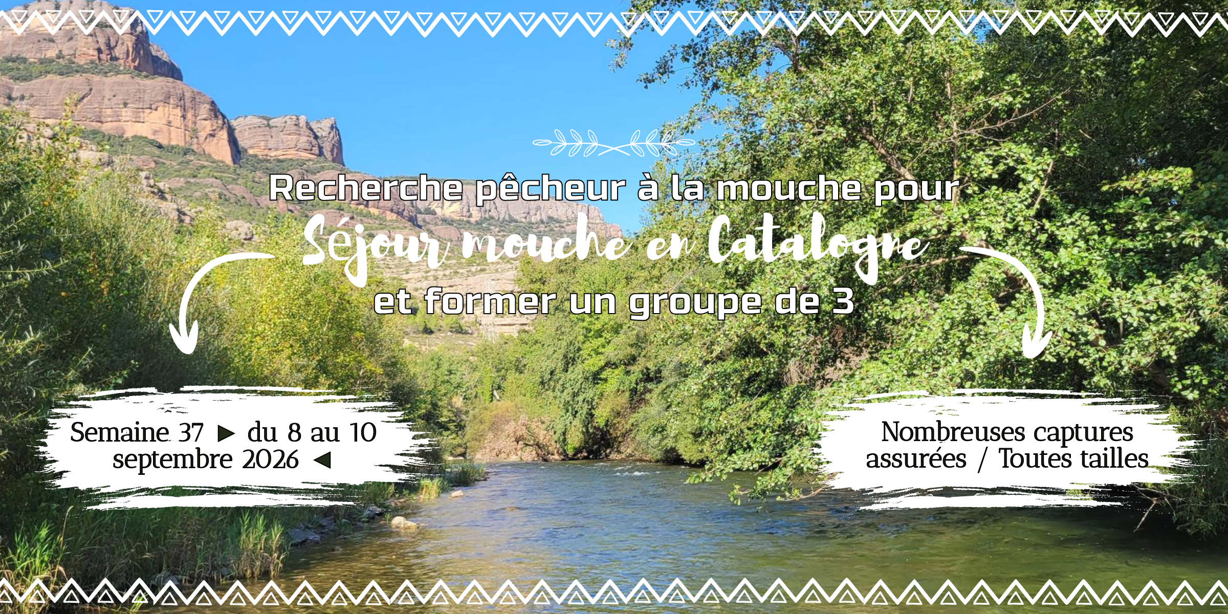 Recherche pêcheur pour séjour mouche en catalogne septembre 2026